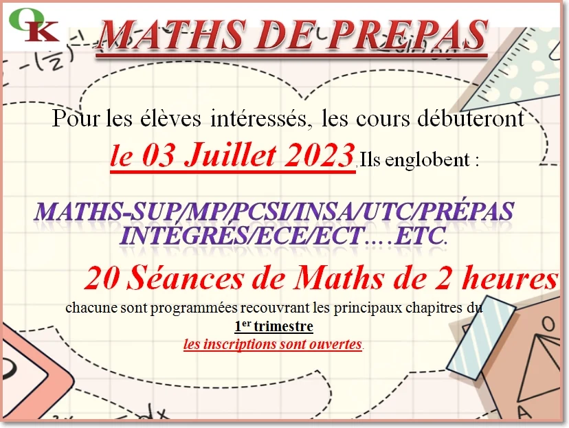 PREPA MATHS